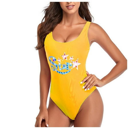 fvwitlyh One Piece Swimsuit Women Neon Football Shorts Swimwear Bikini Set Brazilian Push-Up Swimsuit Bandage Bandeau Beachwear Women Blue Bikini Top Womens Swimsuits