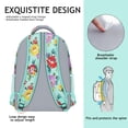 thumbnail image 4 of Country Style Bloom Print Backpack - Breathable School Bag for Commuters, 4 of 4