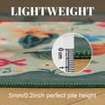 thumbnail image 4 of DSKOGYEM Green 6x9 Area Rugs, Non-Slip Soft Vintage Floral Rug, Low Pile Washable Living Room Rugs, Boho Large Rug for Bedroom, Farmhouse, Dining Room, Nursery, 4 of 8