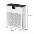 thumbnail image 3 of HEPA Air Purifier for Home Large Room Up to 1100 Sq. Ft, PM2.5 Display Air Quality Sensor, 25dB Quiet Sleep Mode, Timer, Aromatherapy, Removes Pet Hair, Dust, Smoke & Odors, 3 of 9