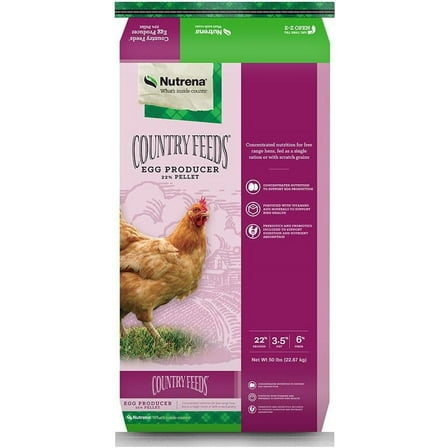 Nutrena Country Feeds Egg Producer Pellet 50 Pounds