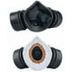 thumbnail image 4 of Máscara de respirador con filtrado antiquímicos Máscara de gas anticontaminación por vapores nocivos, Máscara de cartucho Protección de válvula fácil de respirar, Gafas, 4 of 4