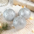 thumbnail image 4 of Nilvkv Round Solid Color 8cm Christmas Ball Christmas Scene Decoration Christmas Tree Hanging Decorations Exquisite Christmas Ball, Christmas Tree, 4 of 6