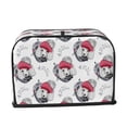 thumbnail image 2 of Daiia Cute Poodle Dog Pattern 2 slice Toaster Cover, Toaster Appliance Dust-proof Cover For Kitchen Small Appliance Dust Cover and Fingerprint Protection, 2 of 7