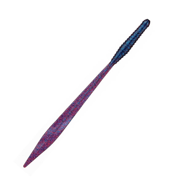 6th Sense – Ridge Worm 10 Soft Plastic Worm, High-Displacement Versatile Bass Bait,