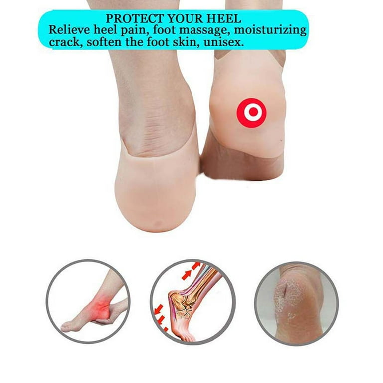 Bueautybox 2Pcs Height Increase Insoles Silicone Height