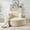 A-Beige, variant on Resenkos 35"H Chenille Single Sofa Chair, Fluffy Modern Sleeper, No Assembly for Living Room Bedroom, Soft Lounger, Beige