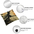 thumbnail image 4 of Happy Halloween Linen Pillow Covers Fall Pumpkins Pattern Retro Square Pillow Cover Halloween Party Cushion Case for Couch Bed Car Decoration, 4 of 5