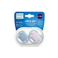 thumbnail image 4 of Philips Avent Ultra Air Pacifier 6-18m, blue hush / lush lilac, 2 pack, SCF085/34, 4 of 9