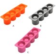 thumbnail image 3 of Yuarrent Herramientas para cubitos de hielo de 4 agujeros, bandeja para moldes, fabricante reutilizable de silicona fácil, accesorios de moldeo Type3 NO3, 3 of 6