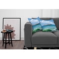 thumbnail image 3 of Ambesonne Nautical Throw Pillow Cover 2 Pack, Waves Ship Travel, 20", Blue, 3 of 5