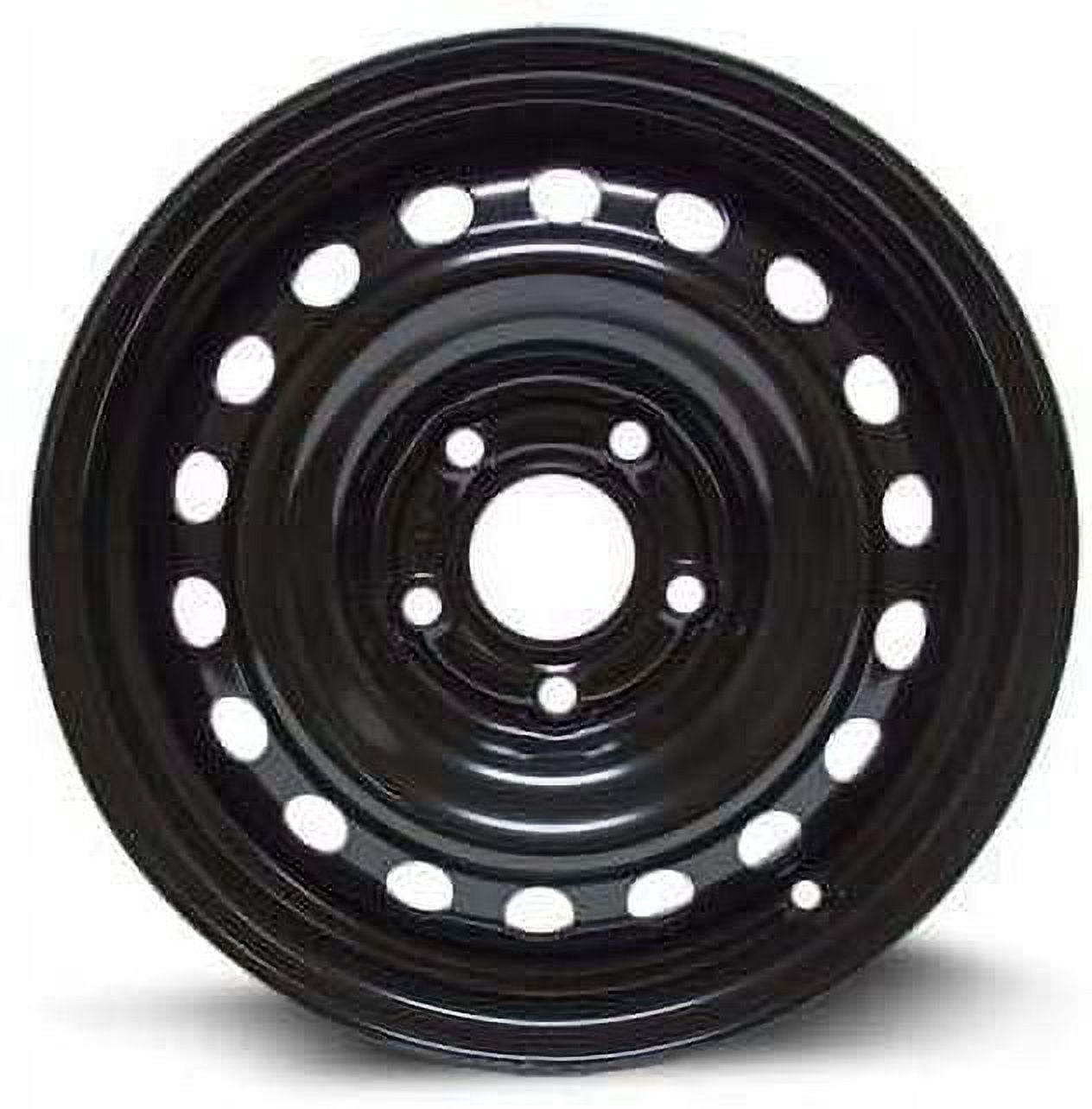 Steel Rim 15X6, 5X114.3, 67.1, +45, black finish (MULTI APPLICATION FITMENT) X45567