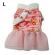 thumbnail image 2 of Ropa de perro vestidos de cachorro traje tang traje chino año nuevo estilo invierno calidez múltiples patrones elegantes perros traje para bichon l flor rosa seitruly PT000711-11, 2 of 7