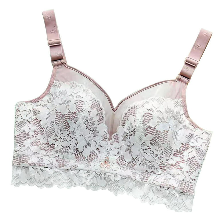HAPIMO Everyday Bras for Women Soft Large Size Lingerie Gathered