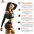 thumbnail image 3 of Manchon de Compression pour Bras (1 Paire) - Housse de Protection pour Bras Hommes et Femmes pour Favoriser la Récupération, la Circulation et la Performance pour le Basketball, le Baseball, le Golf, le Tennis, le Cyclisme, l'Haltérophilie et les Sports, 3 of 7