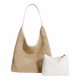 thumbnail image 1 of Bolso Hobo Hombro Tejido Mano Paja para Mujer Con PU, 1 of 9