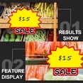 thumbnail image 5 of Raindrops 50pcs Blank Star Retail Sale Signs - Style 5, 5 of 7
