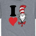 thumbnail image 3 of Dr. Seuss - Valentine's Day with Cat In The Hat - Men's Short Sleeve Graphic T-Shirt, 3 of 6