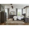 thumbnail image 6 of Bowery Hill 6 Drawer Solid Wood Dresser in Graphite, 6 of 6