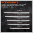 thumbnail image 6 of HORUSDY 16 Piece Punch and Chisel Set Including Taper Punch Cold Chisels Pin Punch Center Punch With Cloth Bag, 6 of 10