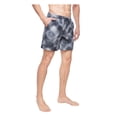 thumbnail image 5 of Rokka&Rolla Men's 7'' Tie Dye Swim Shorts with Compression Liner, 5 of 13