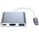 thumbnail image 5 of Type C to USB3.0+HD+MI+PD USB3.0 Adapter Converter Cable HD 1080P 3 in 1 Type C Hub Docking Station, 5 of 5