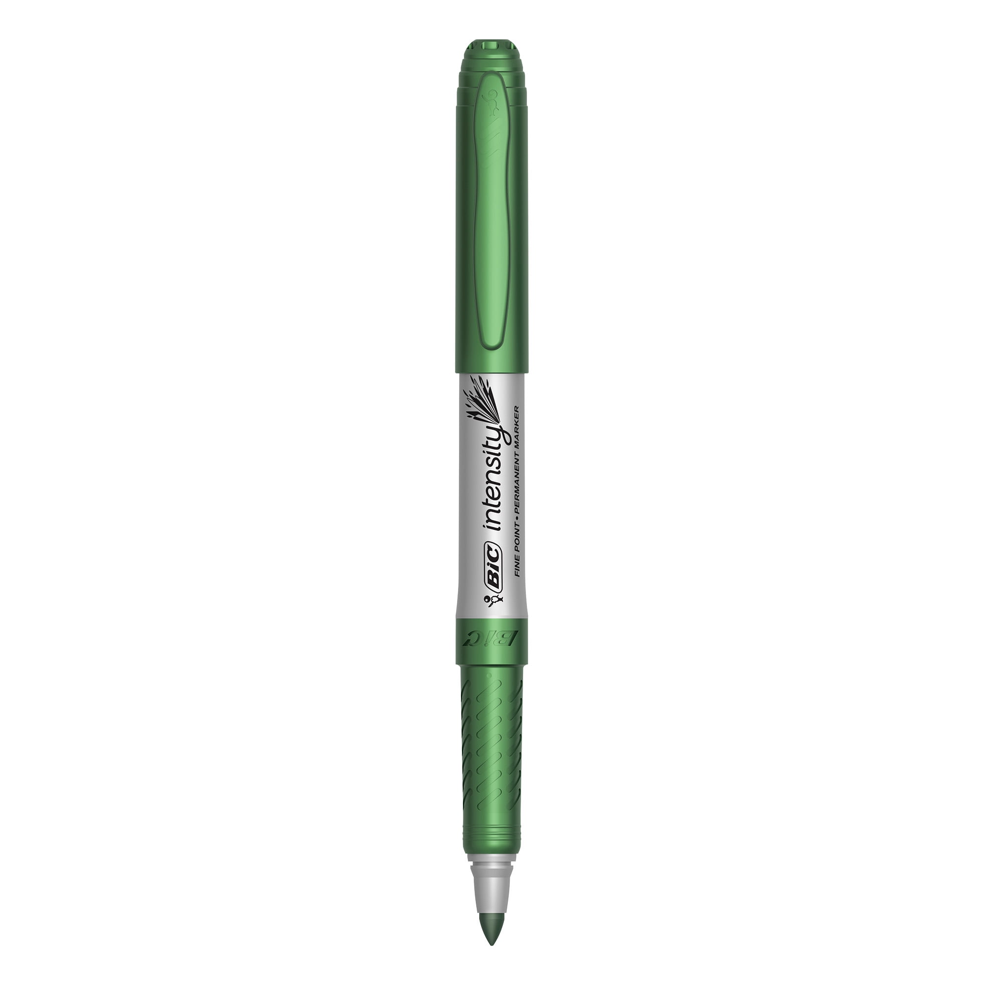 Bic Salon Whiteboard Markers, Fine Point, Green - 12 markers