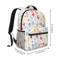 thumbnail image 2 of Fotbe Cute Owl Pattern Casual Backpack for School, Travel, and Outdoor Activities - Durable, Lightweight, and Comfortable, 2 of 5