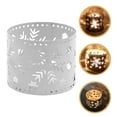 thumbnail image 5 of Gymnture Christmas Votive Holder Rings Tealight Stand White, 5 of 10