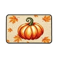 thumbnail image 2 of Zynviq Pumpkin Area Rugs 15.7" X 23.6" Thanksgiving Throw Rug Polyester Rectangular Orange Washable Small Rug for Living Room, 2 of 6