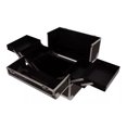 thumbnail image 4 of Neceser Cosmetiquera Divitech® Profesional de Belleza con Refuerzos De Aluminio Negro Acanalado Neceser Basic, 4 of 6