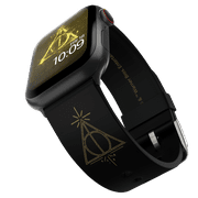 Harry Potter - Deathly Hallows Edition - Officially Licensed Silicone Smartwatch band Compatible with Apple Watch (38/40mm and 42/44mm) and Android smartwatch with a 22mm pin