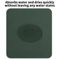thumbnail image 6 of Cglfd Diatomaceous Bath Rug, Super Absorbent Quick Dry, Rubber Backing Non Slip ,Washable Bathroom Floor Mats, Shower Rug For In Front Of Bathtub,Shower Room (16x24), Green, 6 of 9