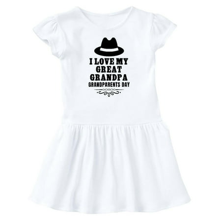 

Inktastic Grandparents Day I Love My Great Grandpa Gift Baby Girl Dress