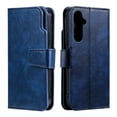 thumbnail image 2 of Allytechgroup Wallet Case for Samsung Galaxy S24, 9 Cards Slots Flip Stand RFID Blocking Bumper Shockproof Vintage PU Leather Phone Case Cover for Galaxy S24, Blue, 2 of 14