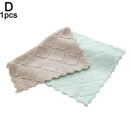 

Microfiber Cleaning Rags Super Absorbent Kitchen Dish Towel Towels Cleaning X8V4