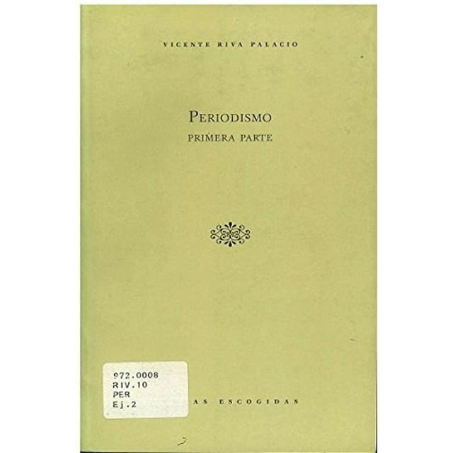 Periodismo. Primera Parte Vol. X Blanco