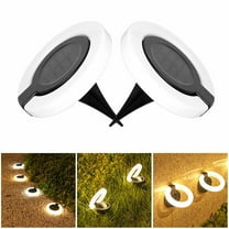 AZXY Solar Lights for Outside,Solar Lights Outdoor Waterproof,Ground Solar Light,Solar Path Lights