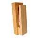 thumbnail image 3 of Gancho de madera para toallas, fácil de instalar, colgador de toallas, pinza para toallas, soporte para toallas. Marrón claro, 3 of 9