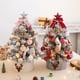 thumbnail image 2 of Mini árbol de Navidad de escritorio con bolas rojas doradas y luces LED, adornos para el hogar para Año Nuevo, decoraciones navideñas 2025, 2 of 5