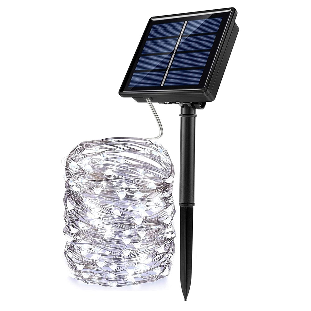 Details about   Tube LED Solar Power String Lights Outdoor Garden Fairy Rope Waterproof Lights 