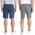 thumbnail image 2 of Eddie Bauer Men's 2-Pack Lounge Shorts (Navy/Dark Grey, 3XL), 2 of 2