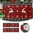 Christmas Placemats For Dining Table Set Of 4 Snowflake Buffalo Plaid