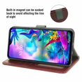 thumbnail image 3 of Mobile Phone Cover for Lg G8x-Lg-V50s, Cover Premium Pu Leather Tpu Flip Cover Magnetic Closure Card Compartment Stand Function Wallet with Lanyard Protective Cover, 3 of 7