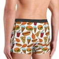 thumbnail image 3 of Uemuo Hot Dog Burger Pattern Men's Boxer Briefs,Trunk Anti-Chafing,Comfortable, Durable, and Stylish Underwear-XX-Large, 3 of 9