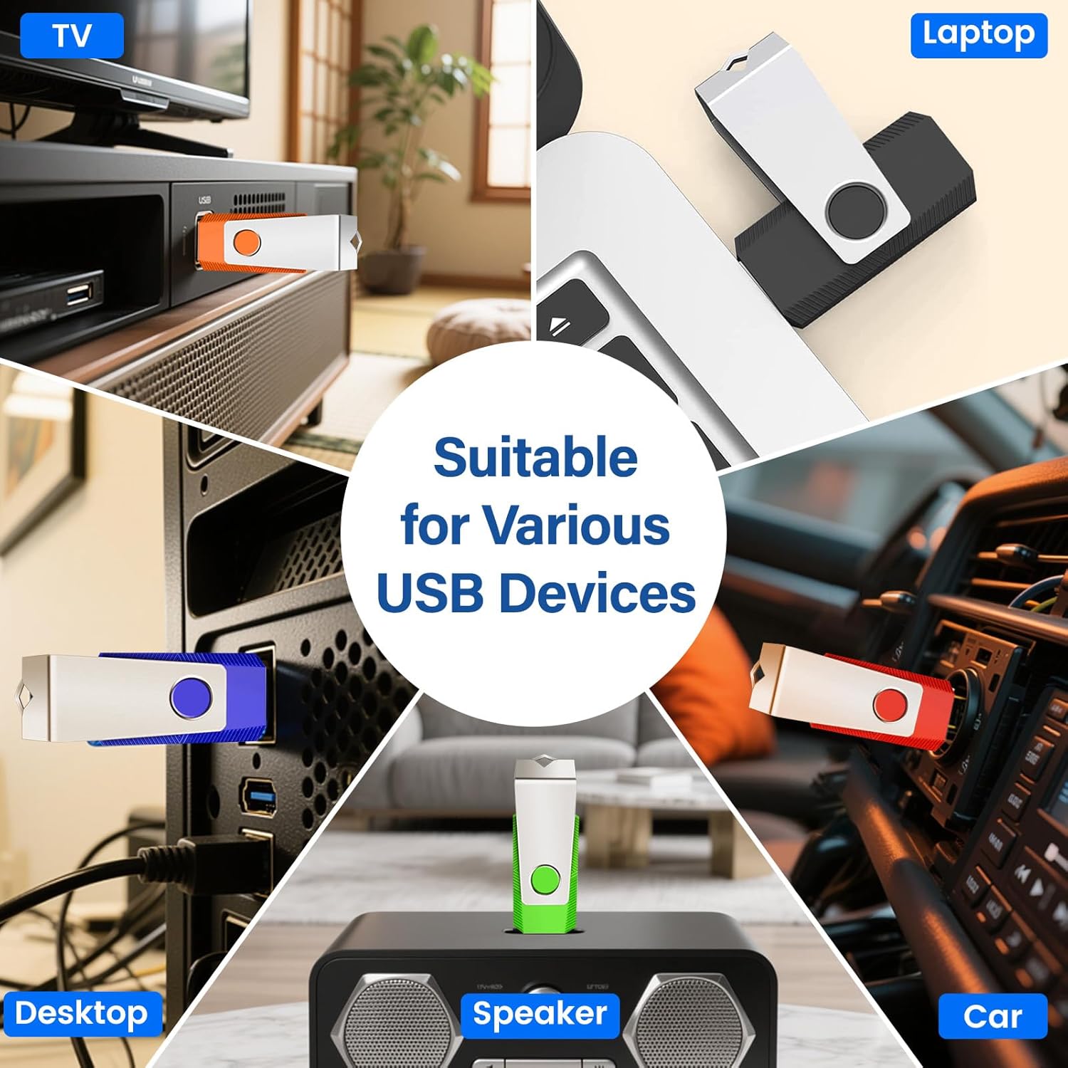 USB Flash Drive 50 Pack 256MB USB 2.0 Flash Drives Memory Stick USB Drive Thumb Drives USB Stick Swivel Bulk USB Thumb Drive, Black (256MB 50PCS, Black)