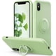 thumbnail image 1 of for iPhone Xs/X Case Kickstand | Baby Grade Liquid Silicone | 10ft Drop Tested Protective, Microfiber Lining Shockproof Full-Body Cover Case for iPhon, 1 of 4