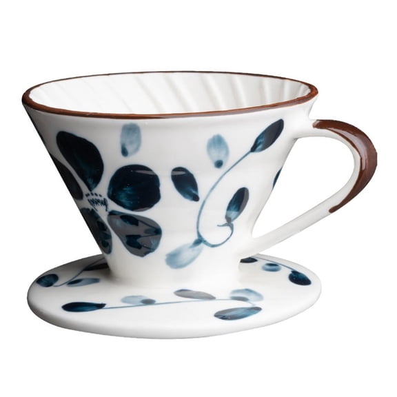 SDFGTstore Hand Dripping Coffee Maker Cone Brewer Ceramic Materials Even Extraction Easy Cleaning Design Coffee Filter