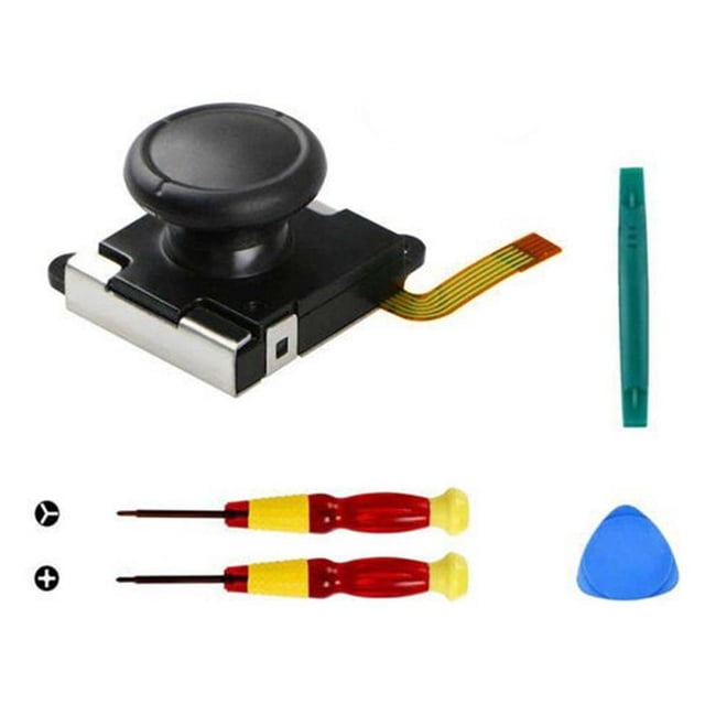 Sidaley 3D Joystick Sticks Sensor Kit Juego Reemplazos Accesorios para Switch Controller Repair Tool Set para Electrónica
