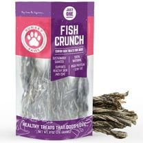 Hungry Paws Cod Skin Twist Crunch for Dogs - 8 oz Single Ingredient Dog Treats